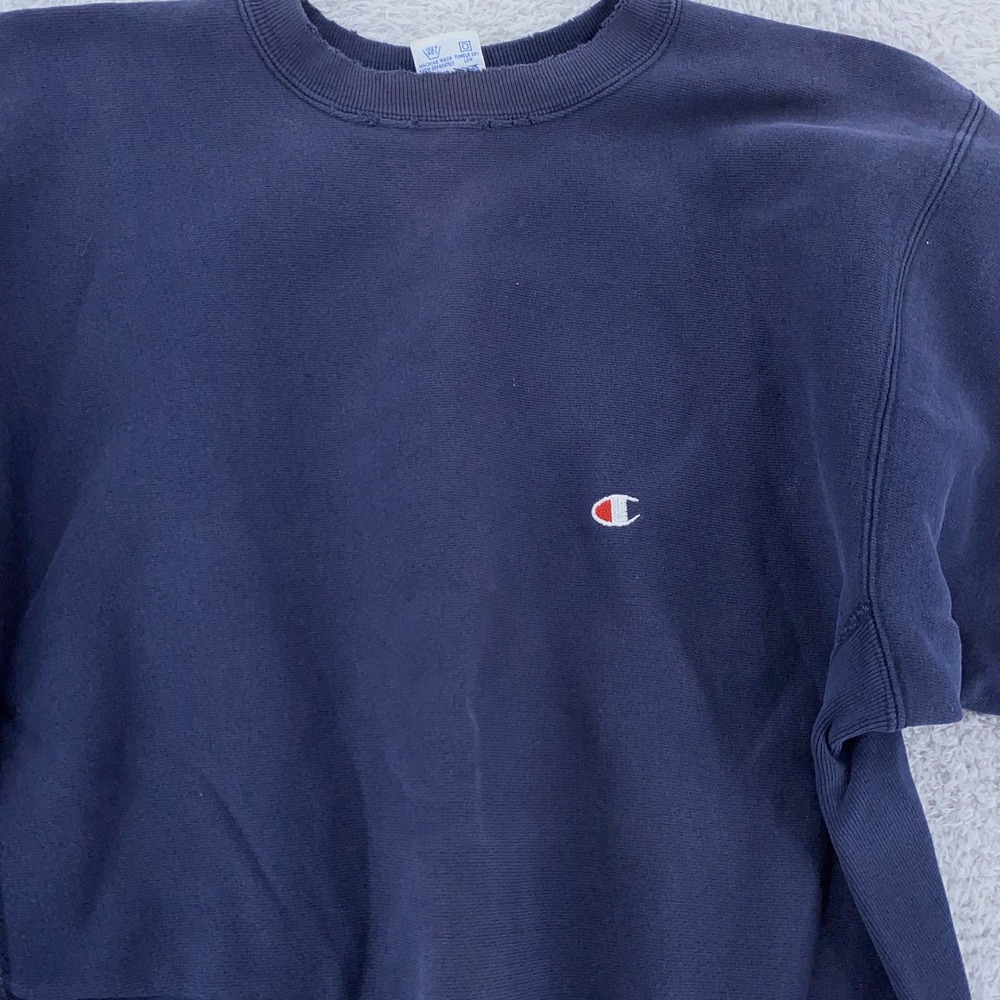 TRASHED Vintage Champion Reverse Weave Sweatshirt‎ Mens Medium USA Made 90s